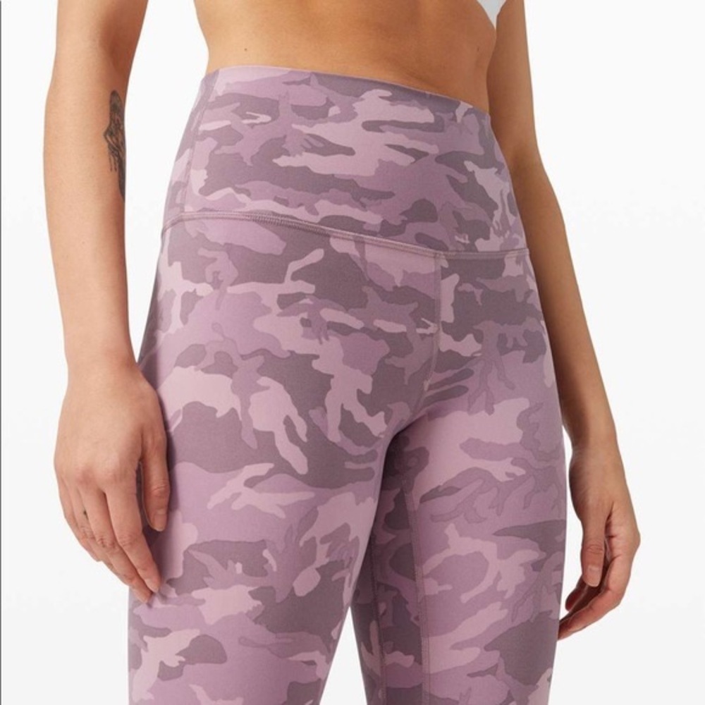 Lululemon Align Leggings Pink Camo